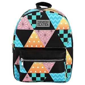 Demon Slayer Kimetsu No Yaiba Patchwork Mini Backpack Hot Topic